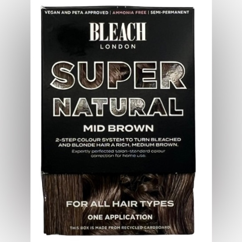 Bleach London super natural  mid brown
